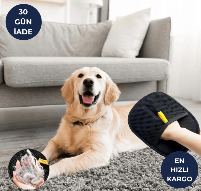 PufEldiven – Evcil Hayvan Tüy Toplayıcı Eldiven
